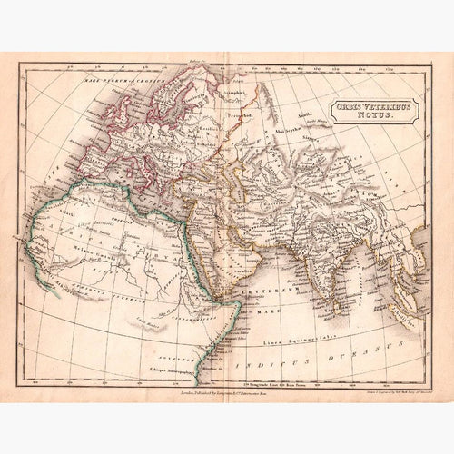Orbis Veteribus Notus 1841 Maps KittyPrint 1800s Civilizations & Empires World Maps