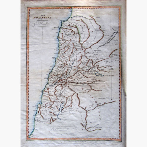Antique Map Phaenicia 1787 Maps