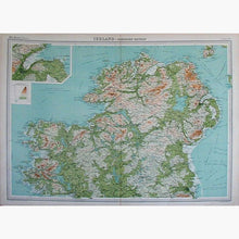 Set of 2: Large maps of Ireland 1922 Maps KittyPrint 1900s Ireland