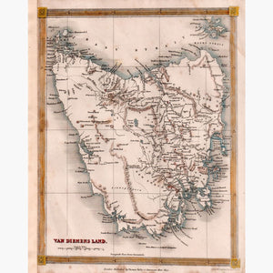 Van Diemens Land 1841 Maps