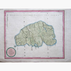 Antique Map The Island Of Arran 1789 Maps