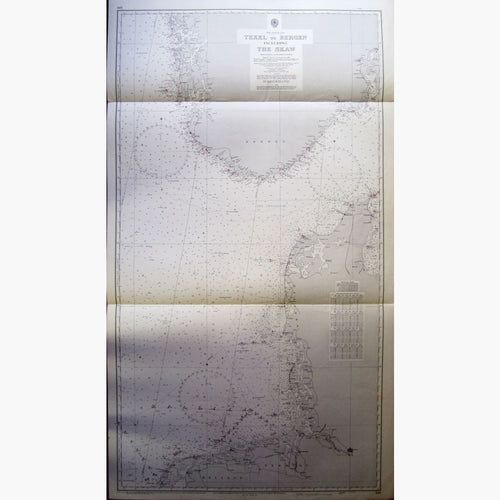 The North Sea,texel To Bergen 1961 Maps