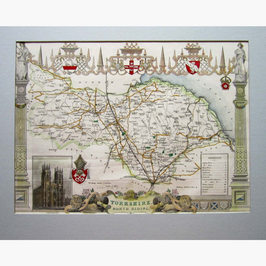 Yorkshire North Riding 1840 Maps