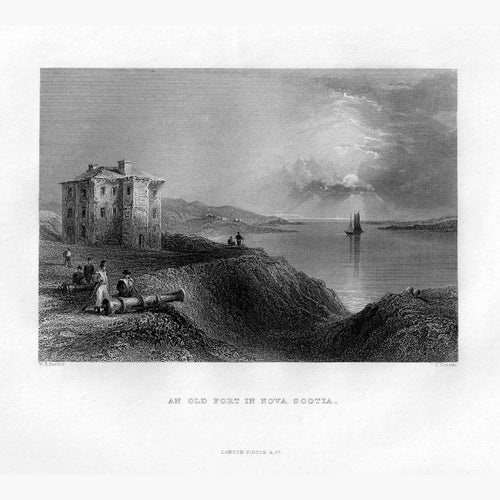 Nova Scotia 1840 Prints KittyPrint 1800s Canada & United States Landscapes