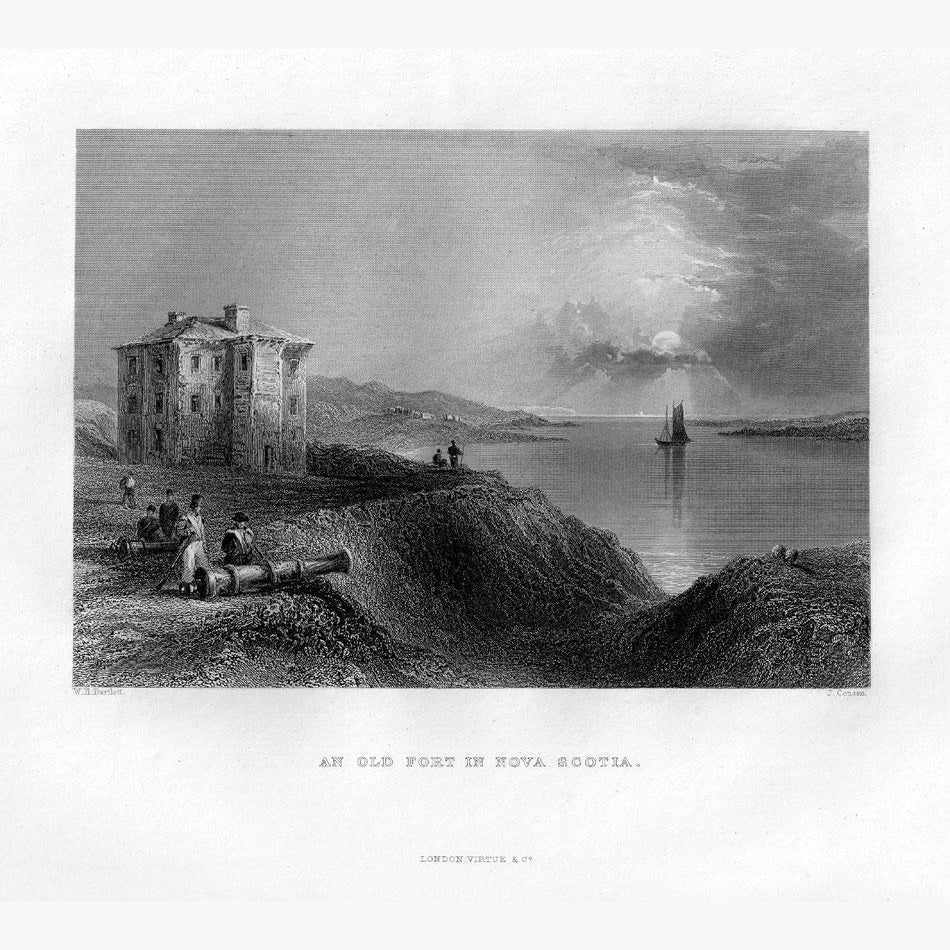 Nova Scotia 1840 Prints KittyPrint 1800s Canada & United States Landscapes