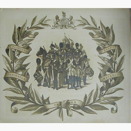 Battle Insignia 1880 Prints KittyPrint 1800s Military