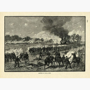Battle of Bull Run c.1850 Prints KittyPrint 1800s Canada & United States Military
