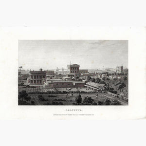 Antique print Calcutta,1837 Prints