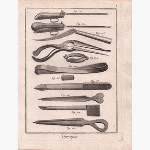 Chirurgie Pl. 8 Diderot 1770 Prints