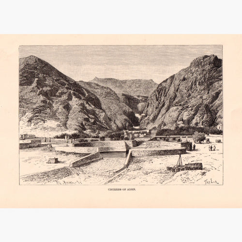Cisterns Of Aden 1886 Prints