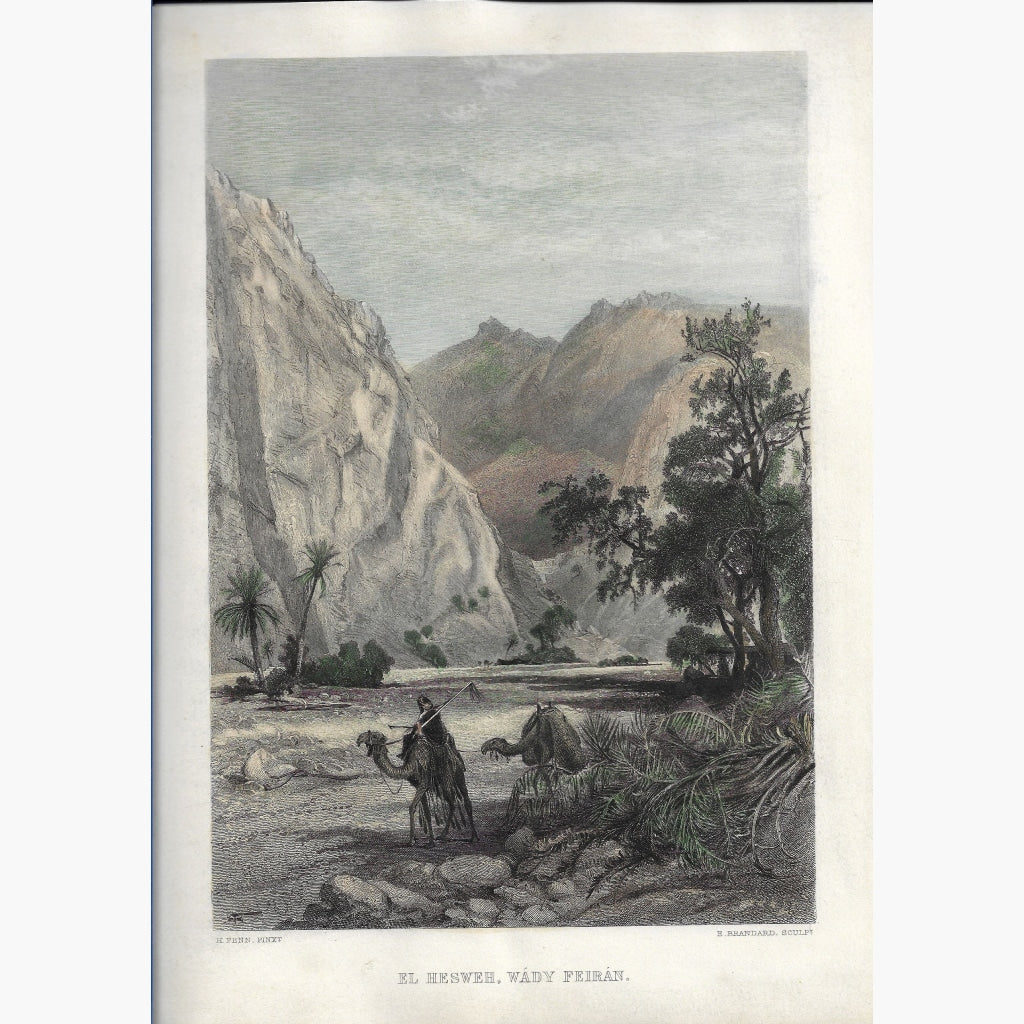Antique Print El Hesweh Wadi Feiran 1880 Prints