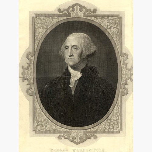 George Washington c.1800 Prints KittyPrint 1800s Canada & United States Royalty Nobility & Celebrity