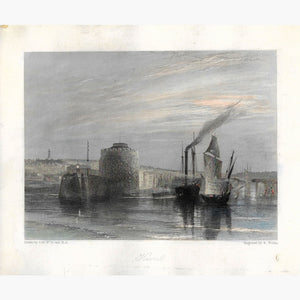 Antique Print Havre,1837 Prints