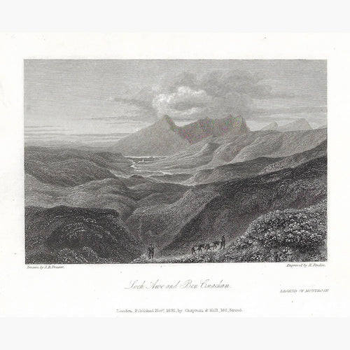 Antique Print Loch Awe and Ben Cruachan 1832 Prints