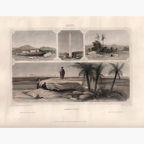 Memphis (Noph),1862 Prints Kittyprint 1800S Arabia & Egypt Castles Historical Buildings Civilizations Empires Landscapes Religion
