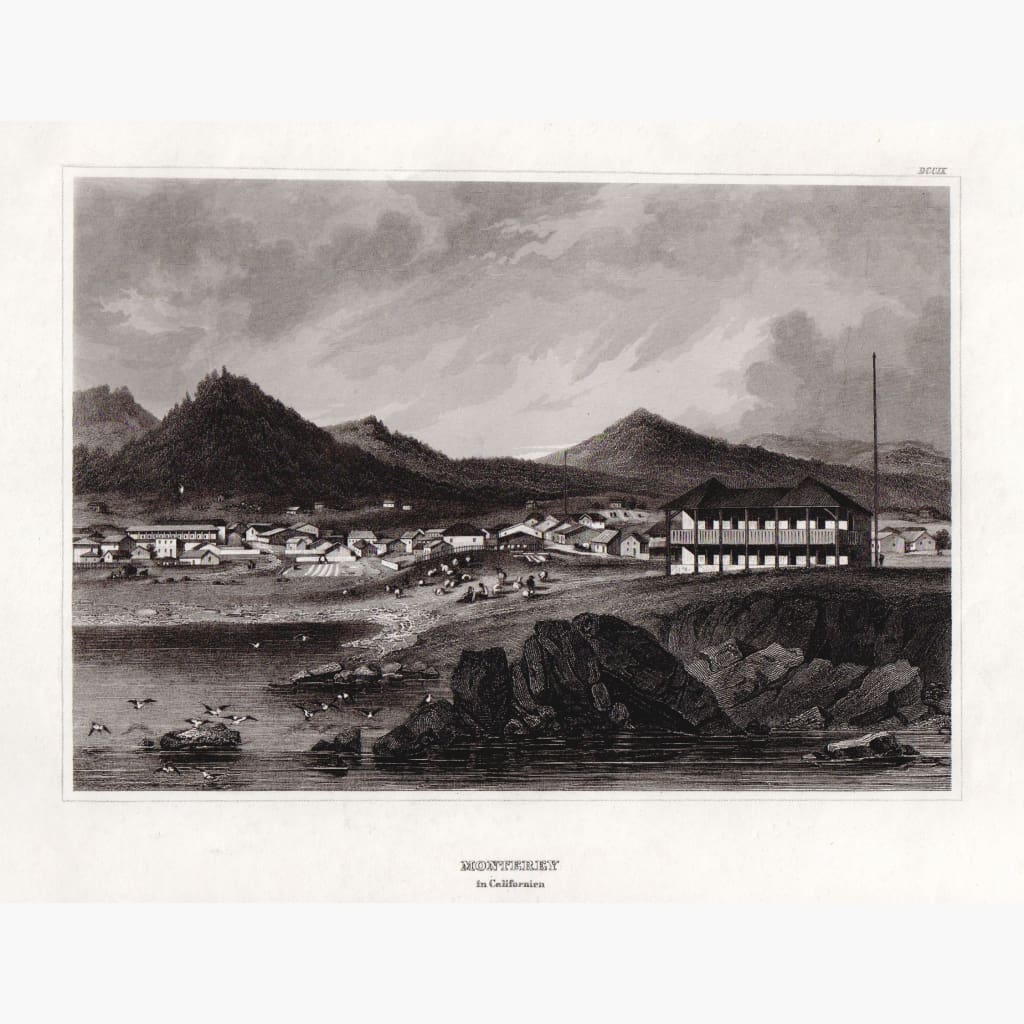 Monterey In California 1859 Prints