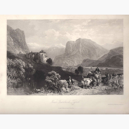 Antique Print Near Fieldkirk Tyrol 1835 Prints