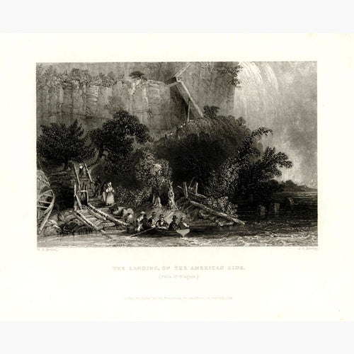 Niagara Falls 1838 Prints KittyPrint 1800s Canada & United States Landscapes