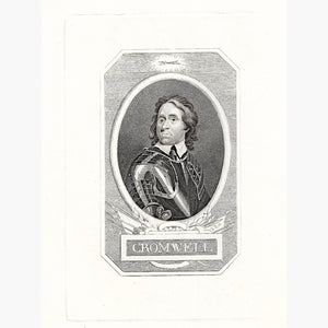 Antique Print Oliver Cromwell c.1840. Prints