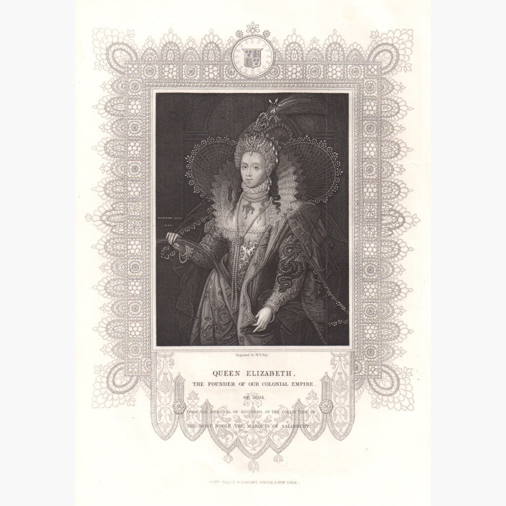 Queen Elizabeth 1853 Prints