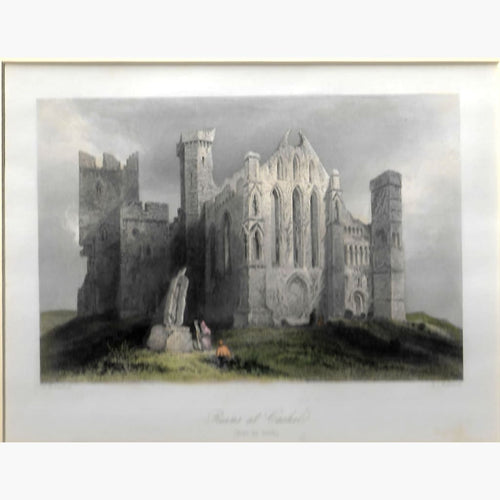 Antique Print Ruins At Cashel 1842 Prints