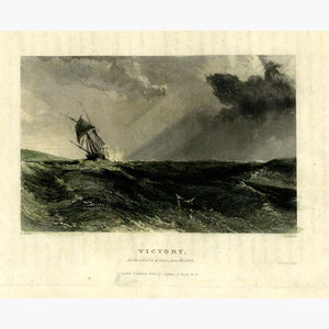 Set Of 4: Captain J Ross The Second Arctic Expedition 1834 Victory Prints