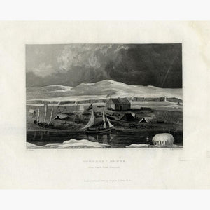 Set Of 4: Captain J Ross The Second Arctic Expedition 1834 Somerset House Prints