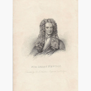 Antique Print Sir Isaac Newton c.1840 Prints