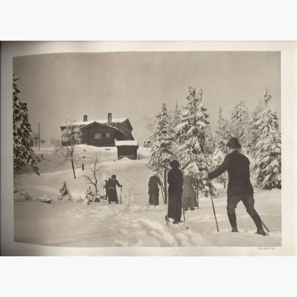 Skjennungshytten ved Kristiania 1914 Prints KittyPrint 1900s Genre Scenes Norway Scandinavia & Nordic Countries