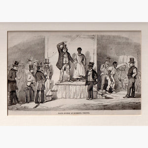 Slave Auction At Virginia 1856 Prints
