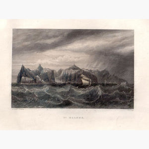 St.Helena c.1840 Prints KittyPrint 1800s France Islands Military Seascapes Ports & Harbours