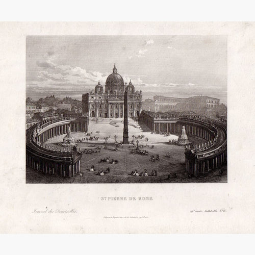 St. Pierre De Rome 1861 Prints