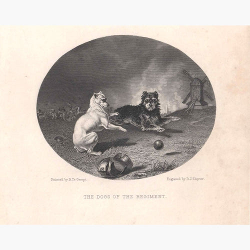 The Dogs Of The Regiment 1874 Prints