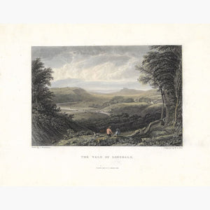 Antique Print The Vale of Lonsdale 1831 Prints