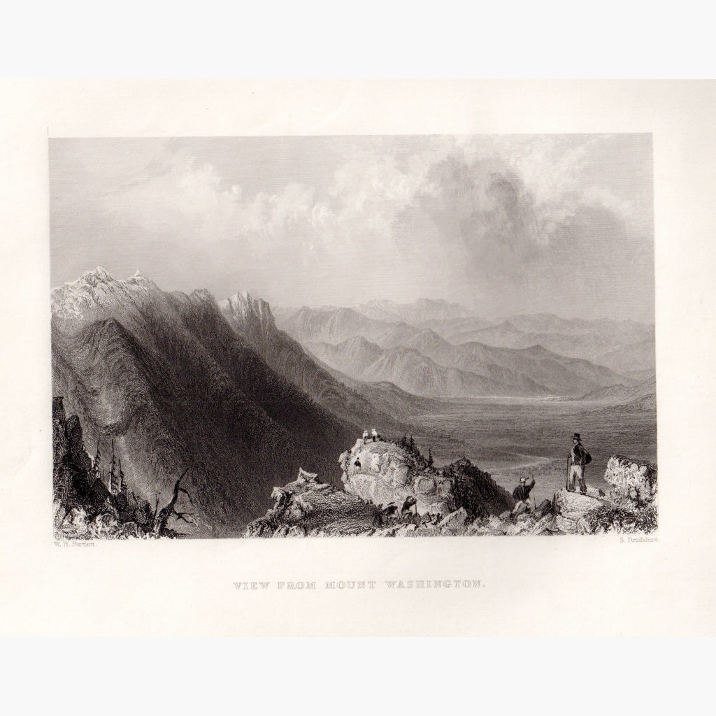 View From Mount Washington 1838 Prints