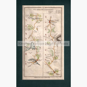 Athlone To Longford 1778 Maps