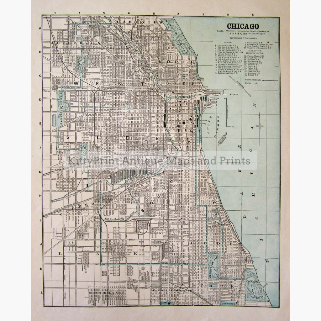 Chicago C.1890 Maps