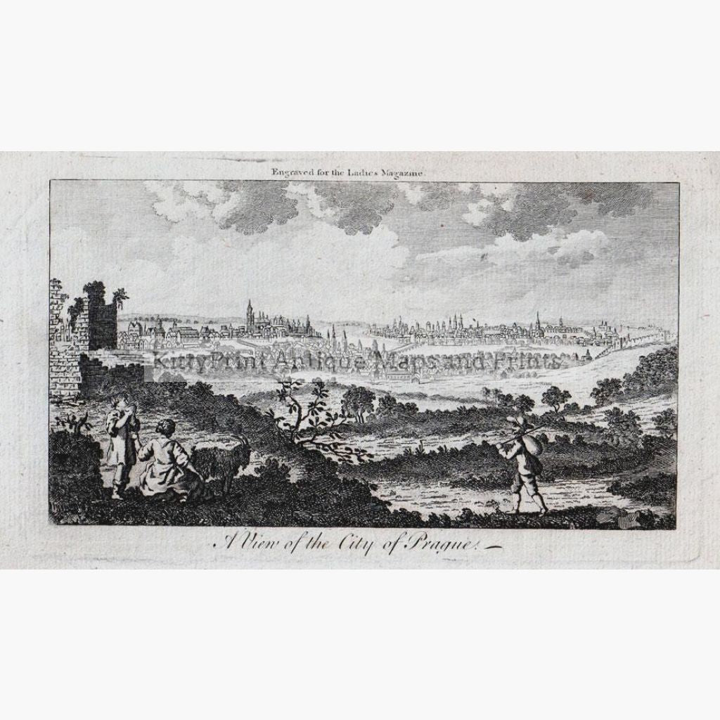 City Of Prague 1726 Prints