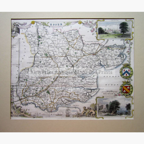 Essex By Thomas Moule 1840 Maps