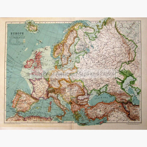 Europe 1910 Maps KittyPrint 1900s Europe Regional Maps Road Rail & Engineering