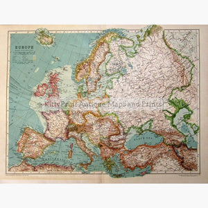 Europe 1910 Maps KittyPrint 1900s Europe Regional Maps Road Rail & Engineering
