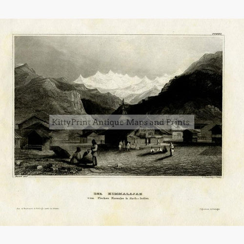 Himalaya 1840 Prints KittyPrint 1800s India & East Indies Landscapes
