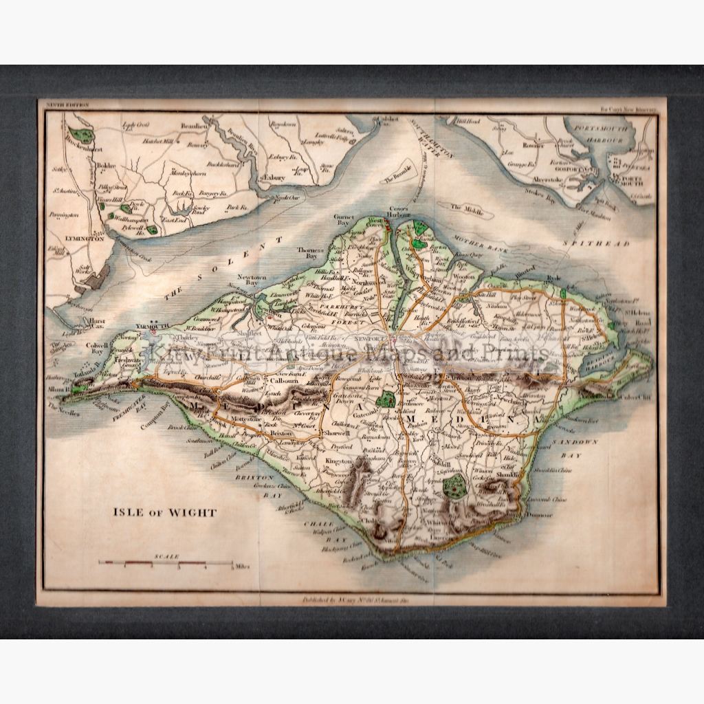 Isle Of Wight 1817 Maps