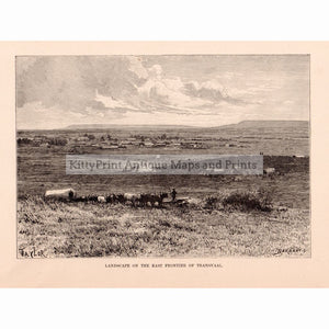 Landscape On The East Frontier Of Transvaal 1886 Prints