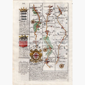 London To Abingdon 1720 Maps