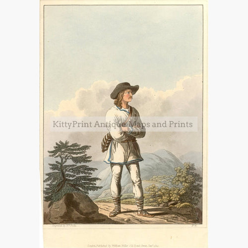 Mountain Man 1804 Prints KittyPrint 1800s Austria Costumes & Fashion Eastern Europe