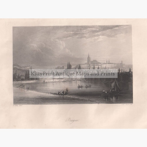 Prague C.1850 Prints