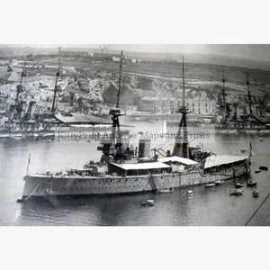 Royal Navy in Malta c.1905 Prints KittyPrint 1900s Maritime Military Seascapes Ports & Harbours