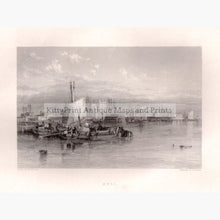 Set Of 3: Findens Ports And Harbours 1842 Hull East Riding Yorkshire Prints