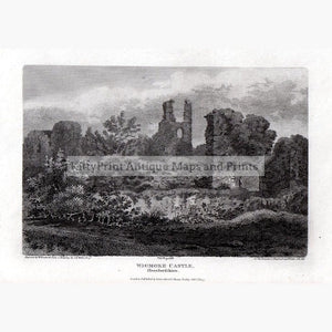 Wigmore Castle Herefordshire 1807 Prints KittyPrint 1800s Castles & Historical Buildings England
